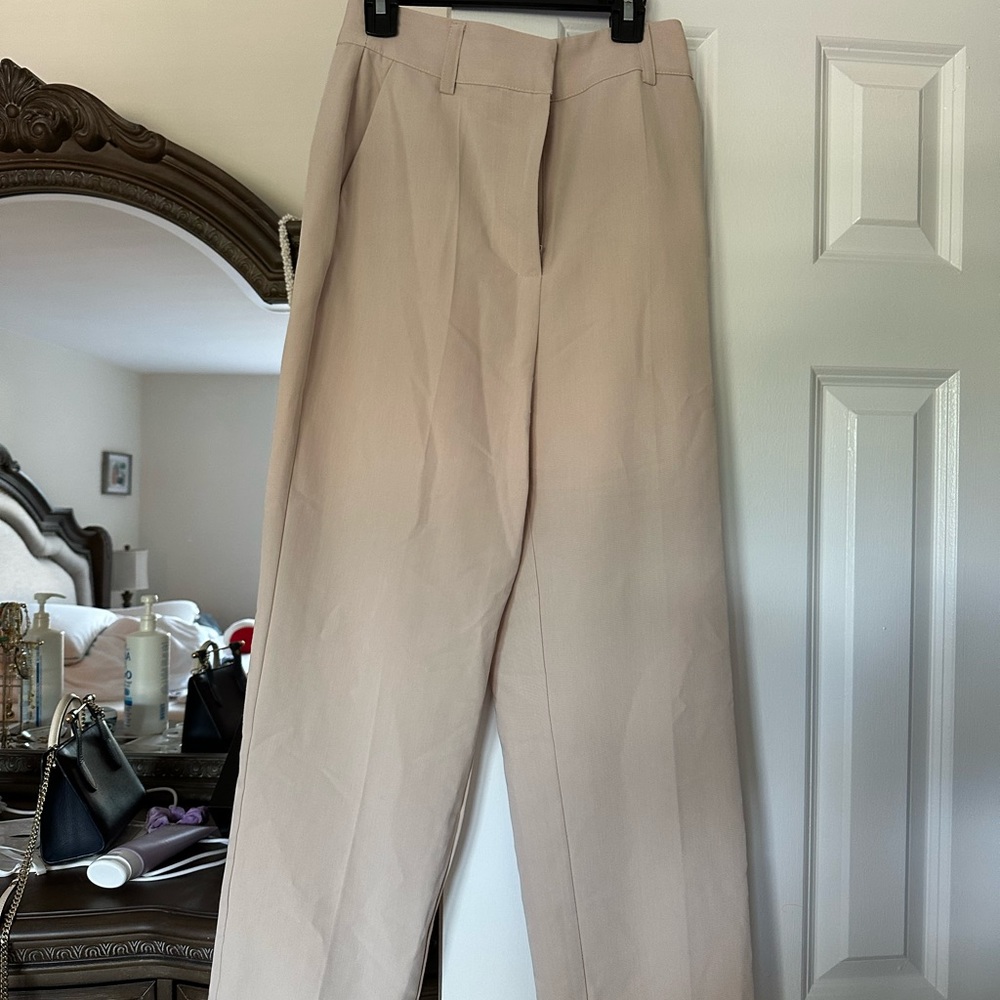 NAKD BEIGE TAILORED PANTS SIZE 34 (XS)